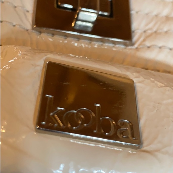 KOOBA Vintage White Patent Leather Satchel - Picture 14 of 15